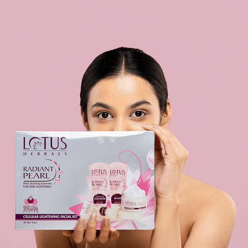 Lotus Radiant Pearl Cellular Lightening Salon Grade Facial Kit